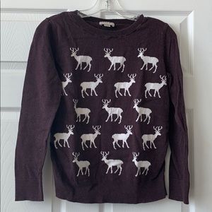 Deer sweater LOFT